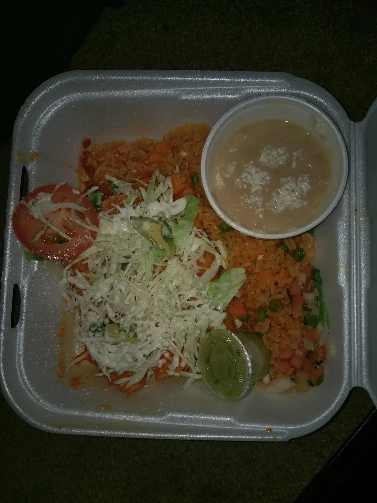 Chicken Enchilada Platter