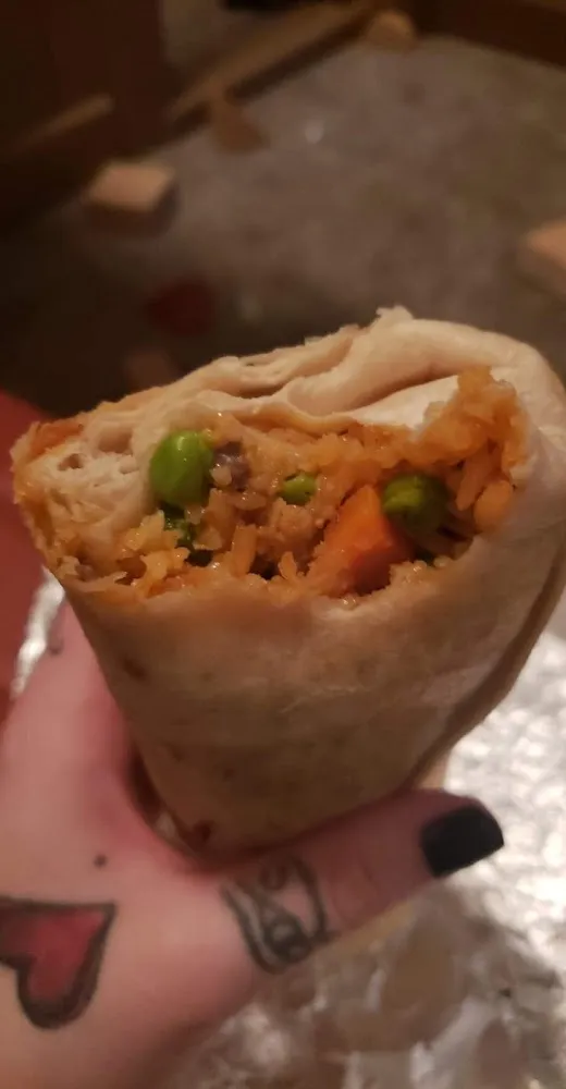 Gross Fajita Burrito